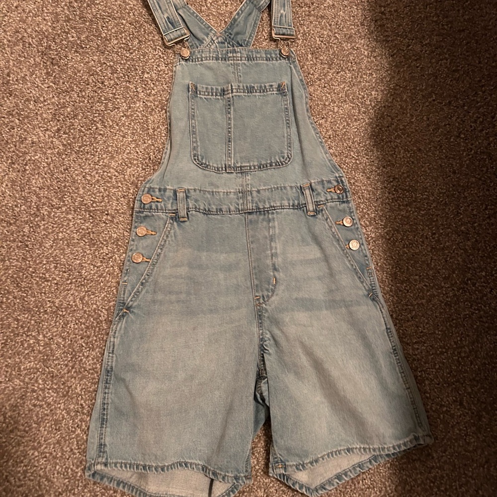 Gap Denim Overalls Shorts